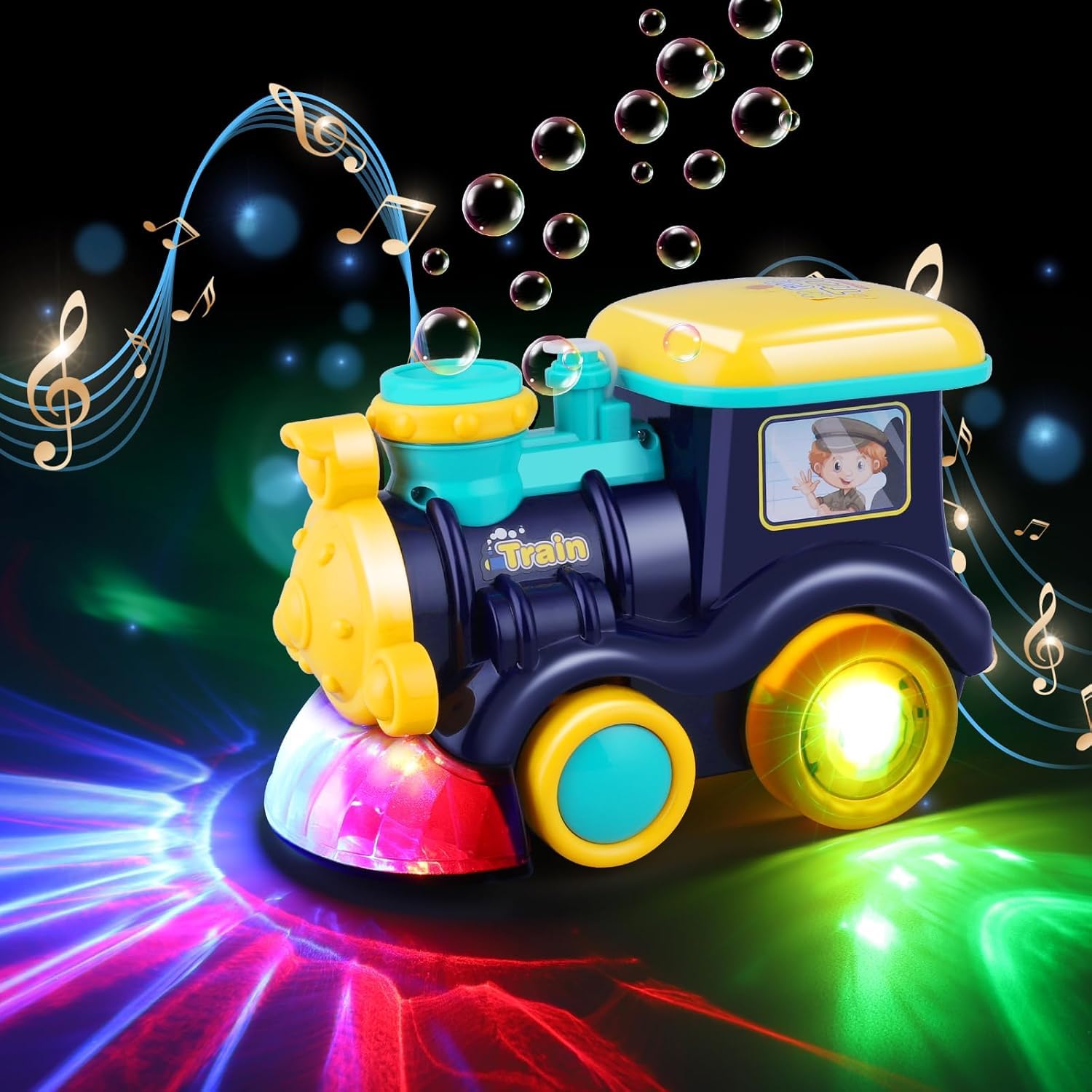 BLiSS HUES Bubble Blowing Train Toy with Light - Machine Toys for Kids Ages 1-6 Kids - for Indoor & Outdoor Play- Bubble Toys for kids- Random Colour (B0D8Q9RP25) Amazon Price History, Amazon Price Tracker