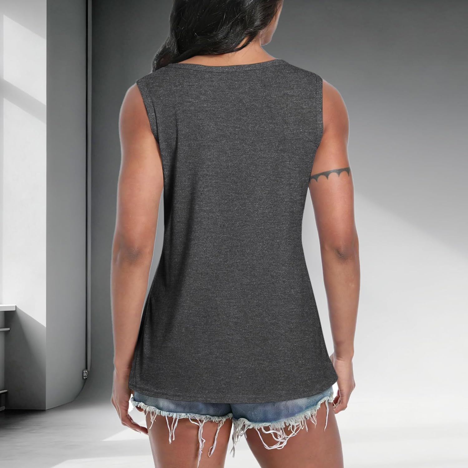 Funny Gym Shirts Women Workout Graphic Tank Lift Weights Printed Sleeveless Shirt Weight Training Fitness Gift Tops - Image 6