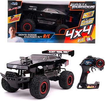 Jada Fast & Furious Fast & Furious RC 1970 Dodge 4x4 1:12 Remote Control Car 209002