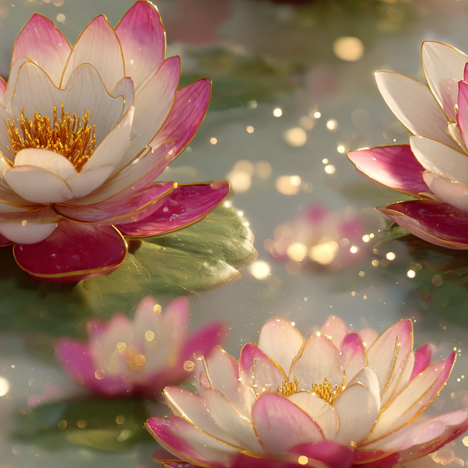 Papier peint Lotus épais pour masquer les imperfections des murs