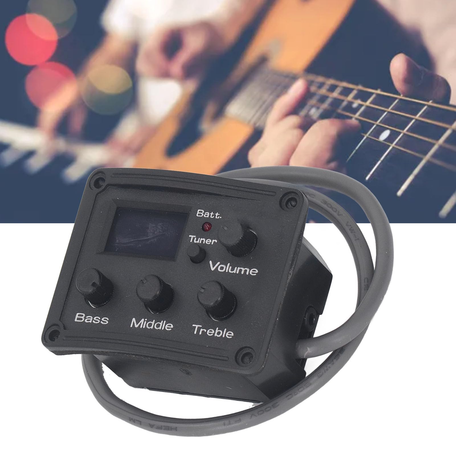 Mua Đàn Ukulele Piezo Pickup Preamp Hệ Thống có Thể Tích & Tone Điều Khiển cho Uke Phần Guitar