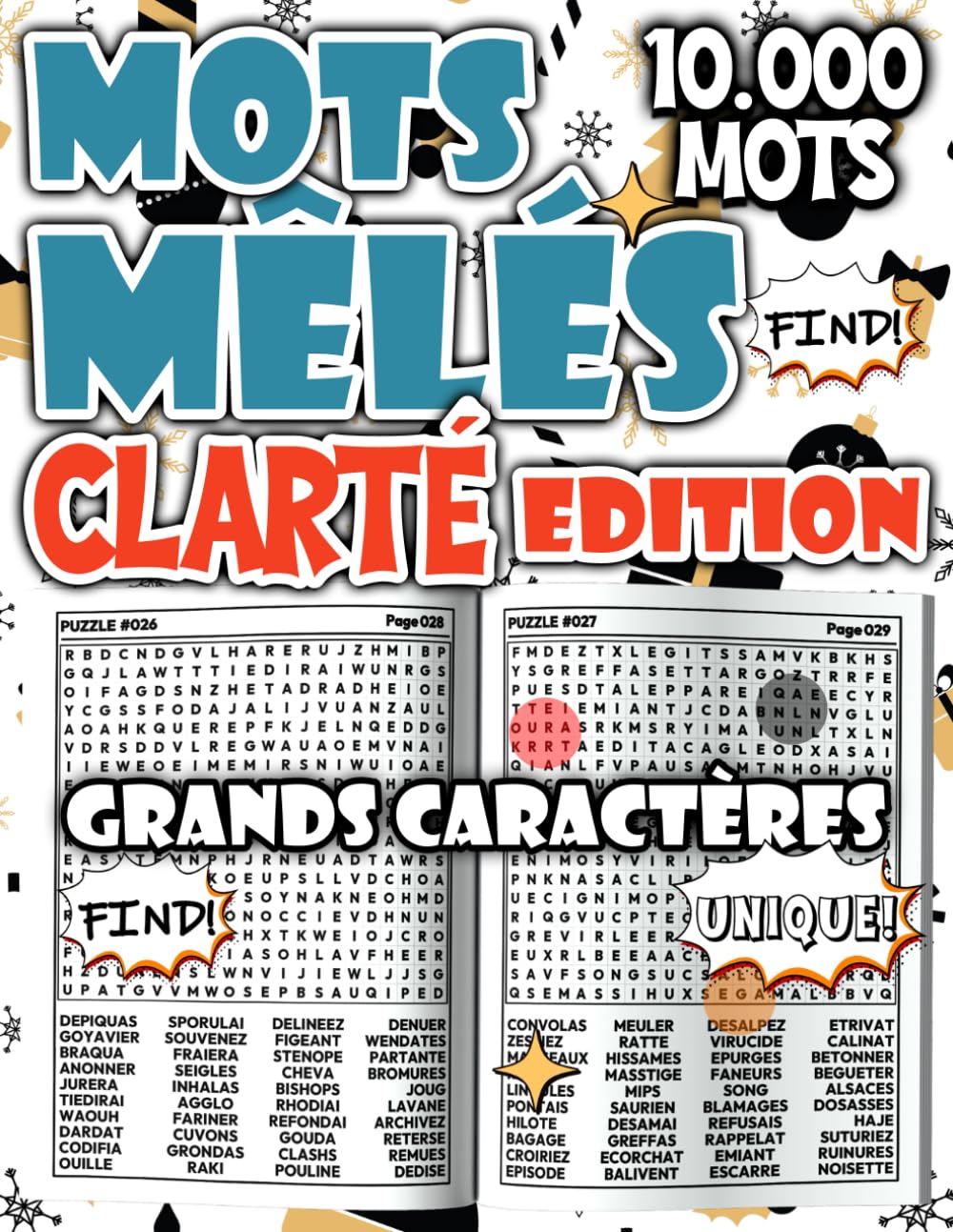 Mots Mêlés – Édition Clarté : Livre de 10.000 Mots pour Stimuler l’Esprit et Développer une Pensée Plus Limpide (Mots Mêlés Passion – Défis et Fun)