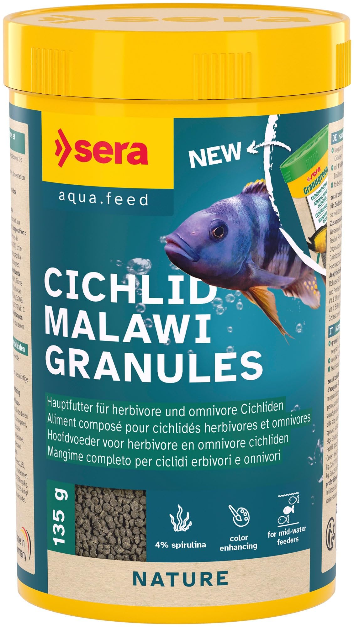 Sera Cichlid Malawi Granules 250 ml (135 g)