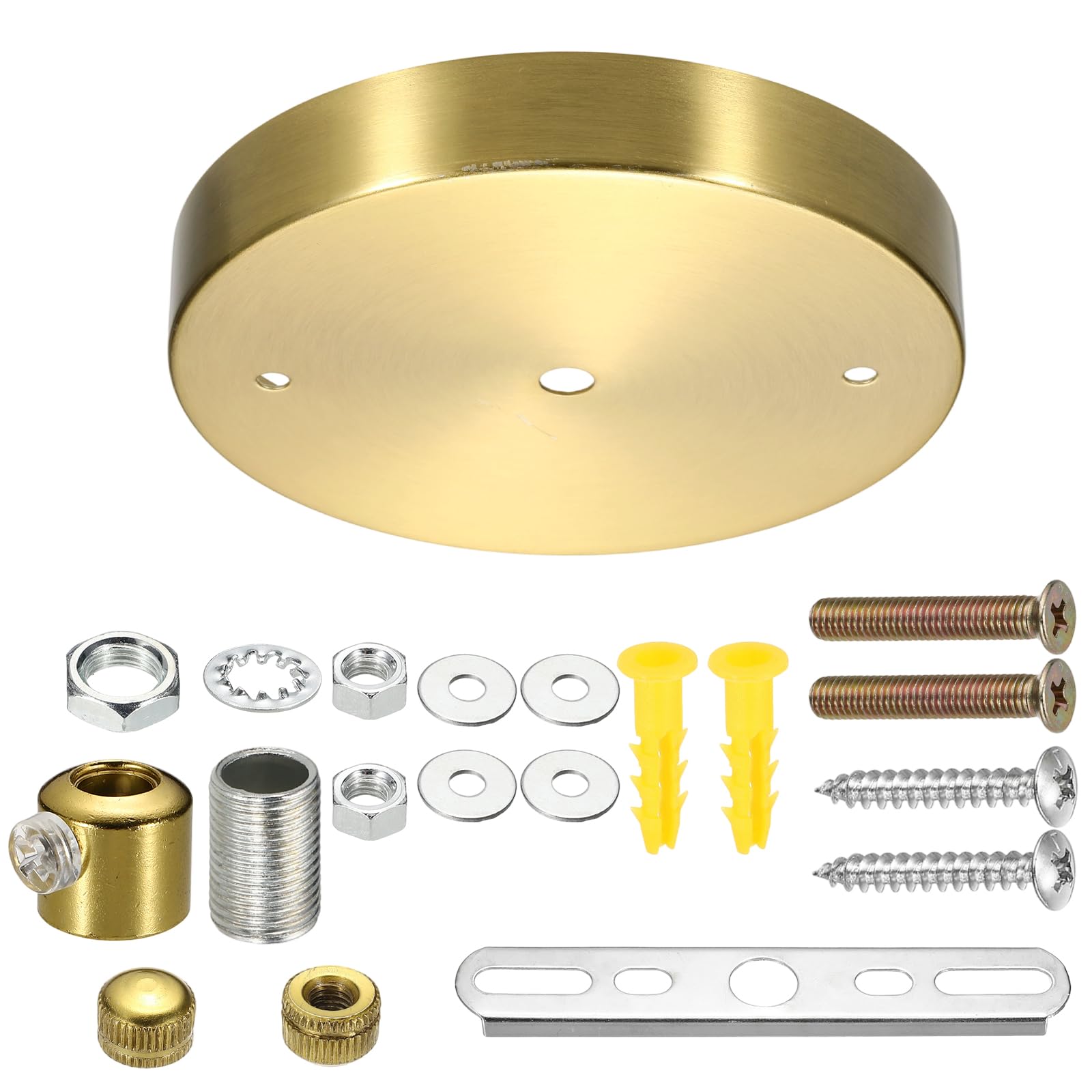 Base circular de metal para lámparas que transforma la decoración de tu dormitorio