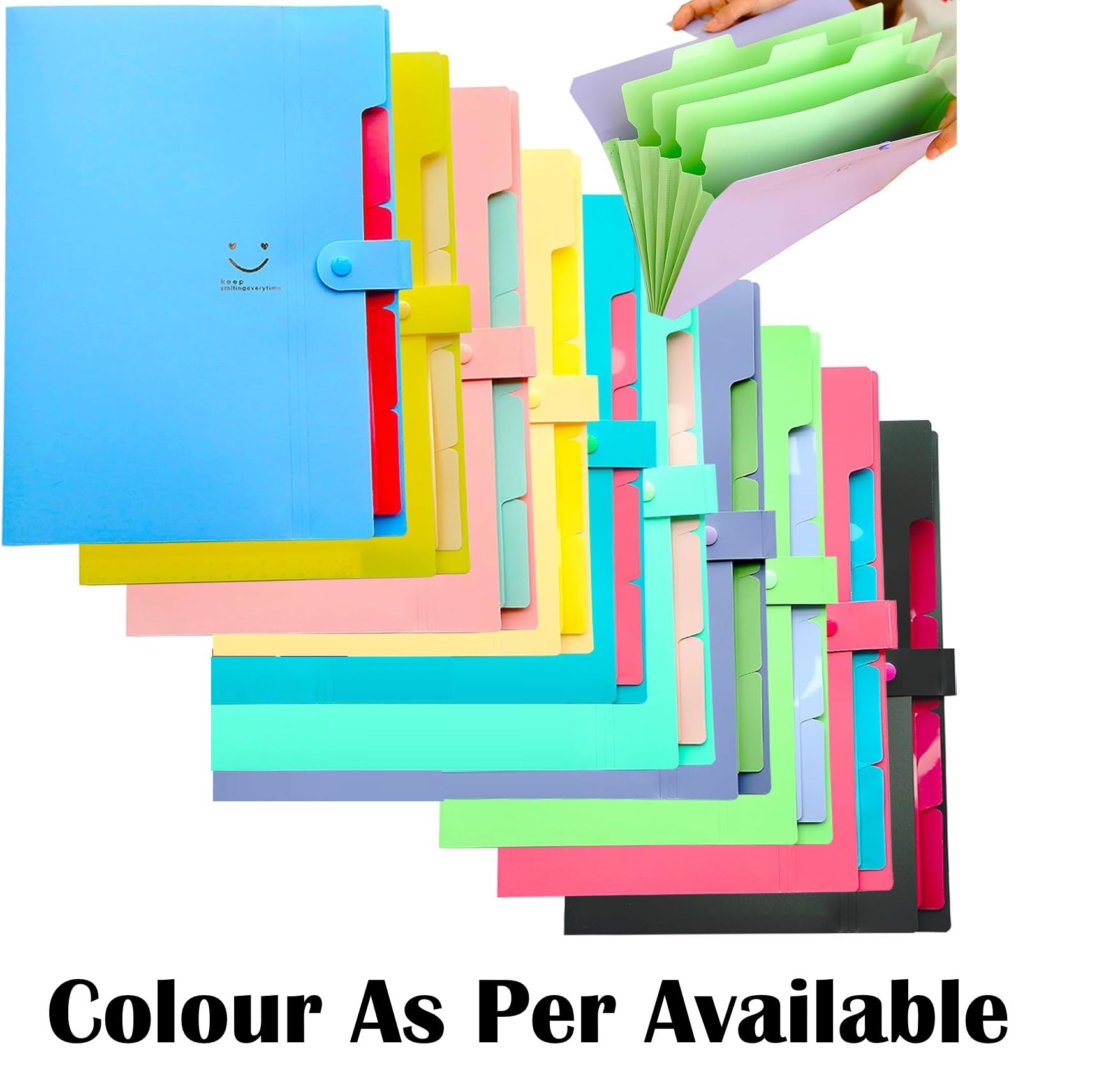 Corslet Cute File Folders for Documents | Document Folder | 5