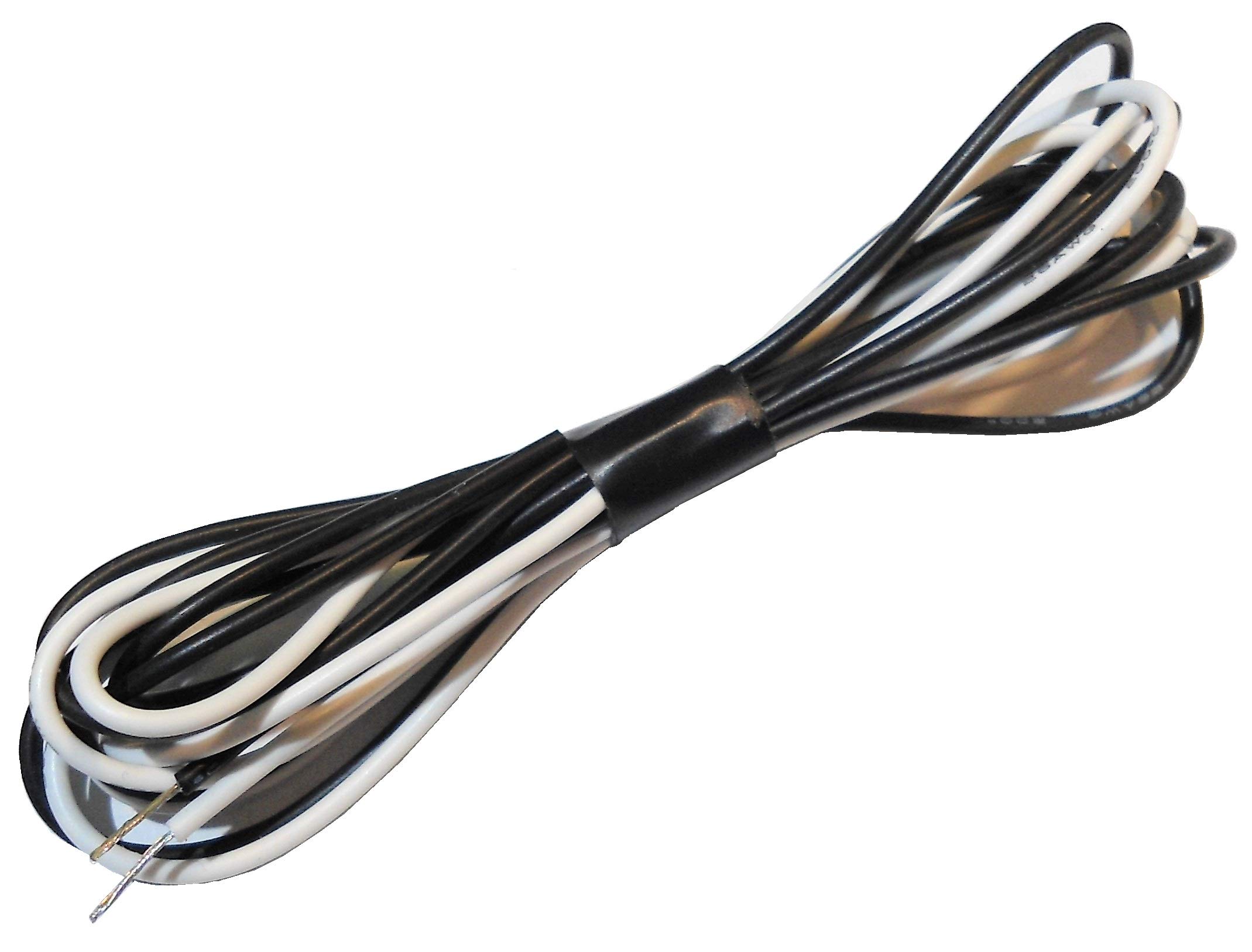 Replacement Black & White Motor Lead Wire For Vintage Classic Scalextric & Modern Cars 1980s-2000s