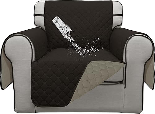 Miniatura 66 de ISSUNTEX - Fundas de sofá de doble protección 100% impermeables para sala de estar, fundas reversibles para sofá de 3 cojines, protector de muebles