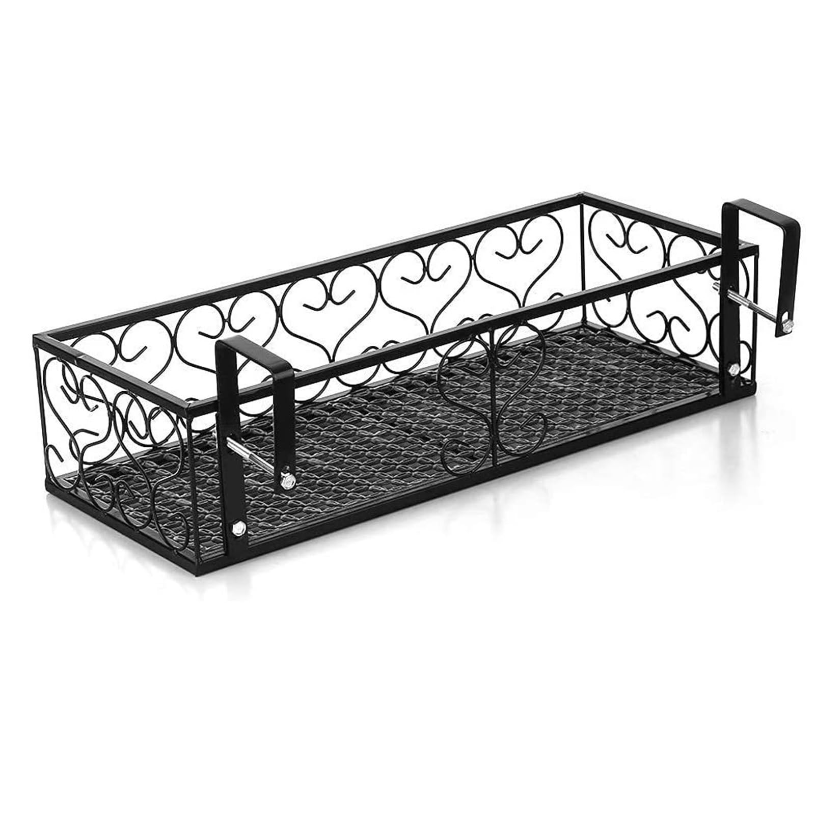 Support pot de fleur suspendu pour balcon pour éviter les chutes et libérer le sol