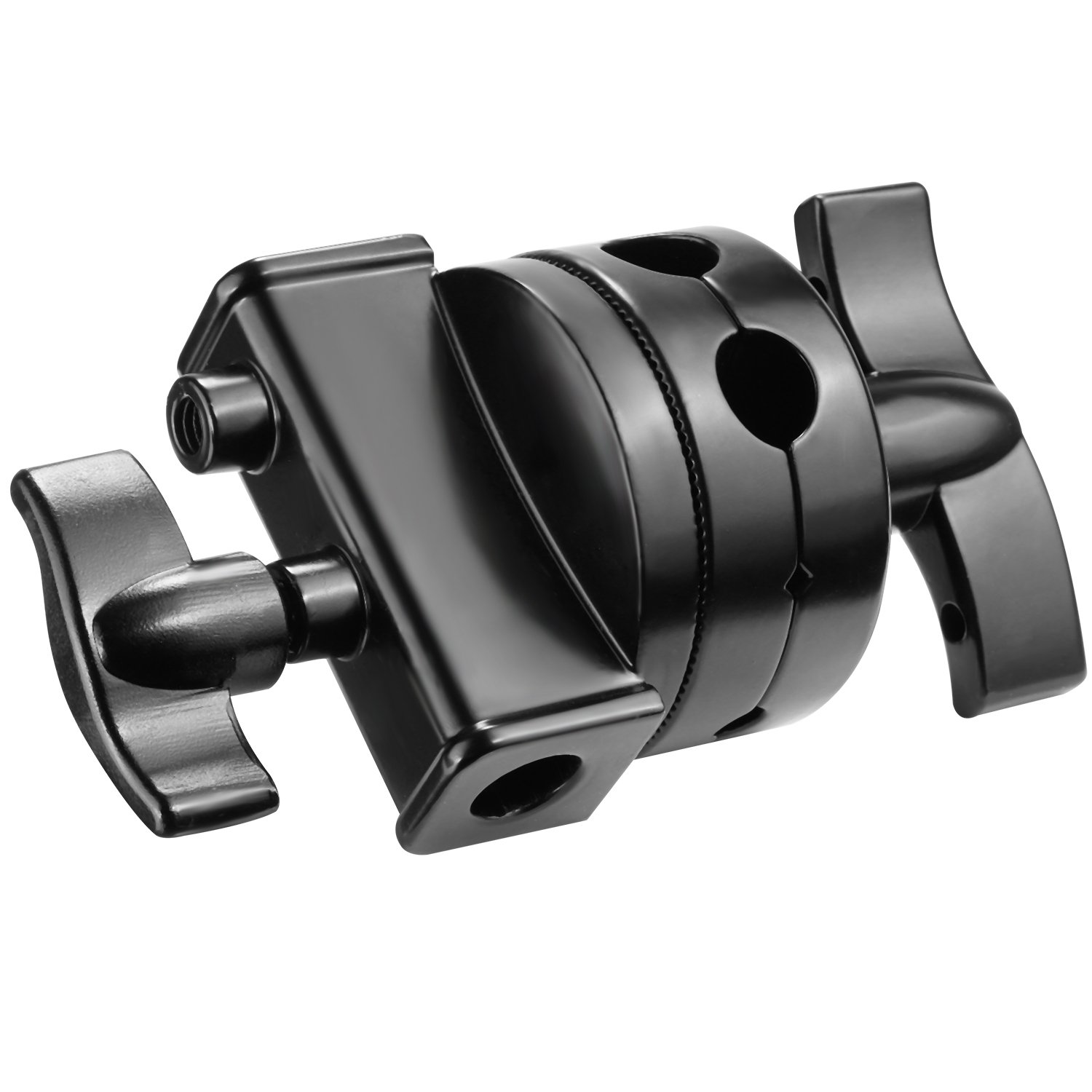 NEEWER - Rotula giratoria de 6,35centímetros, función de Carga Alta para Soporte de Luces, Brazo Jirafa y Otros Equipos fotográficos en Tubo de 1/2, 1/4, 3/8, 5/8 Pulgadas (Negro)