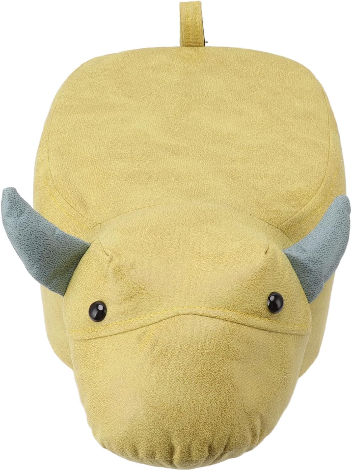 Zerodis Animal Footstool, Pine Wood, Animal Shaped Footstool Cartoon Animal Shaped Stool Cartoon Ottoman with Lovely Cow Shaped Anti Slip Padded Cushion Footstool for Sitting or Placing