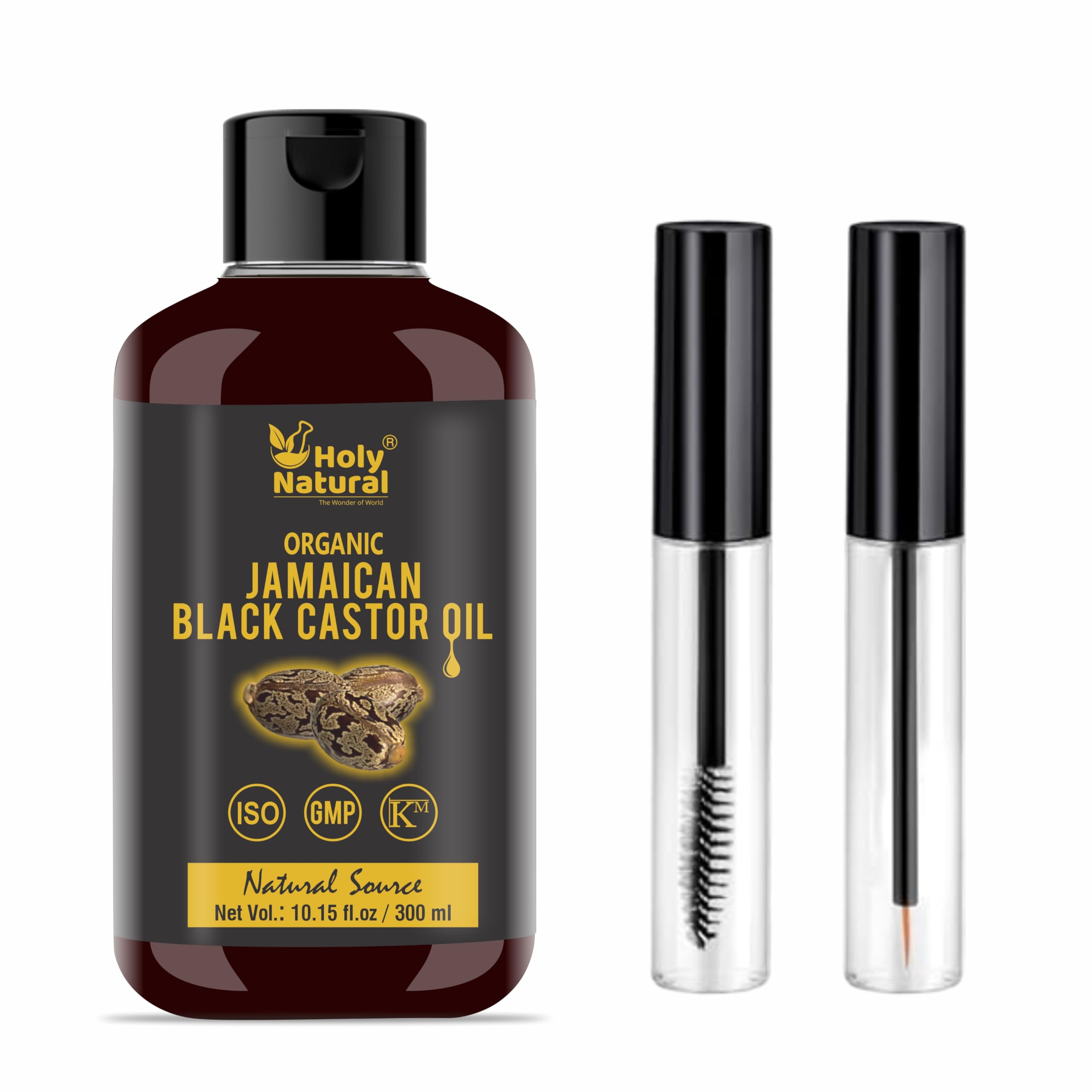 organic Jamaican Black Castor Oil for Hair, Eyelash, Eyebrow and Skin | Cold Pressed | 300ml