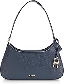 Halston Heidi Signature Logo Top Zip Shoulder