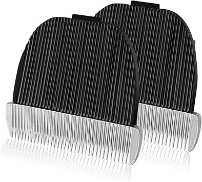 2 Pack Replacement Blade Compatible with oneisall Low Noise Dog Clippers, Made of Ceramic Blade & Stainless Steel Blade