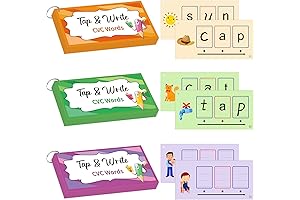 CVC: Tap and Write Laminated Flash Cards for CVC Word Recognition and...
