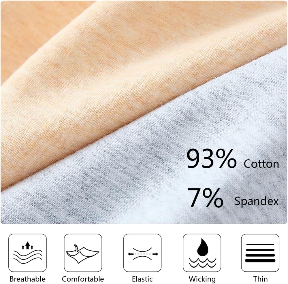 Women Incontinence Protective Briefs, High Waisted Ladies Underwear, Reusable Cotton Panties, Washable, 5Pcs - Image 4