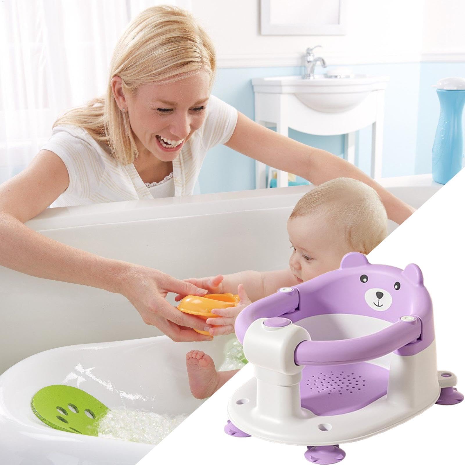 Badesitz Ab 6 Monaten Badewannensitz für Kinder und Babys, Sit-up Badesitz