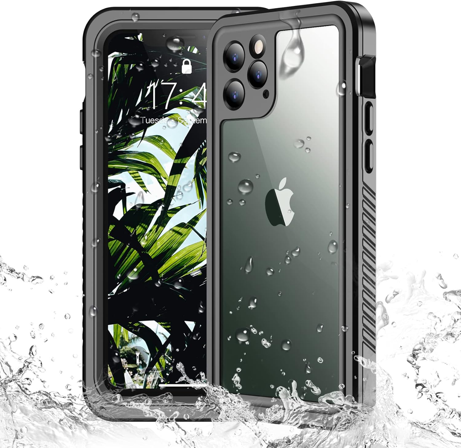 Wilbur for iPhone 11 Pro Max Case Waterproof, with Builtin