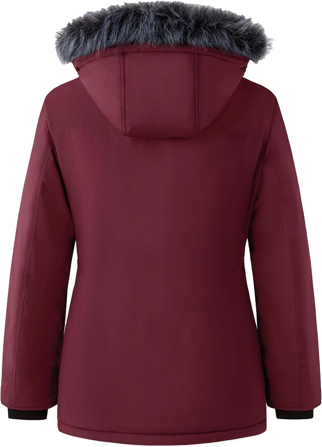 wantdo Women's Winter Coats Warm Thicken Puffer Parka Jacket with Hood - Image 3