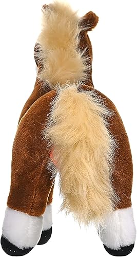 Miniatura 3 de Wild Republic Cuddlekins - Peluche de potro (8.0in), color marrón, 12 pulgadas
