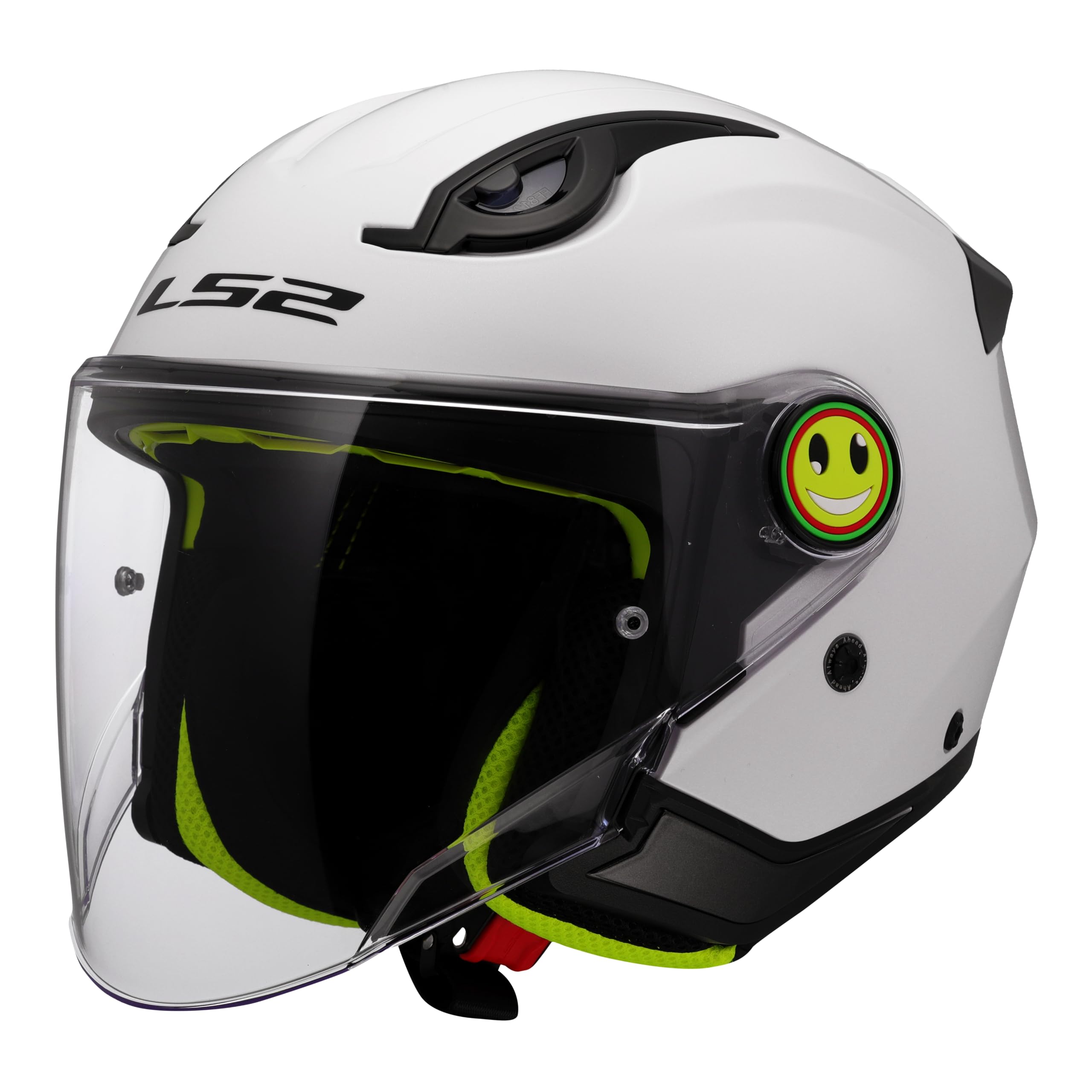 LS2, Casco Moto Jet para Niños FUNNY II SOLID Gloss White, S