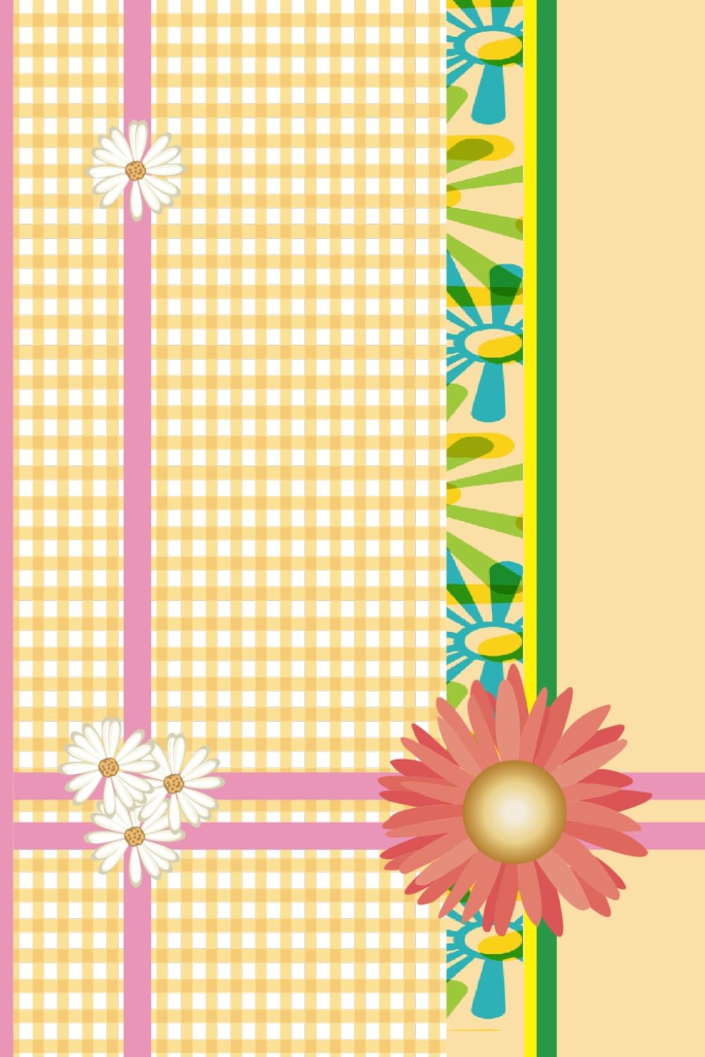 Yellow Floral Journal