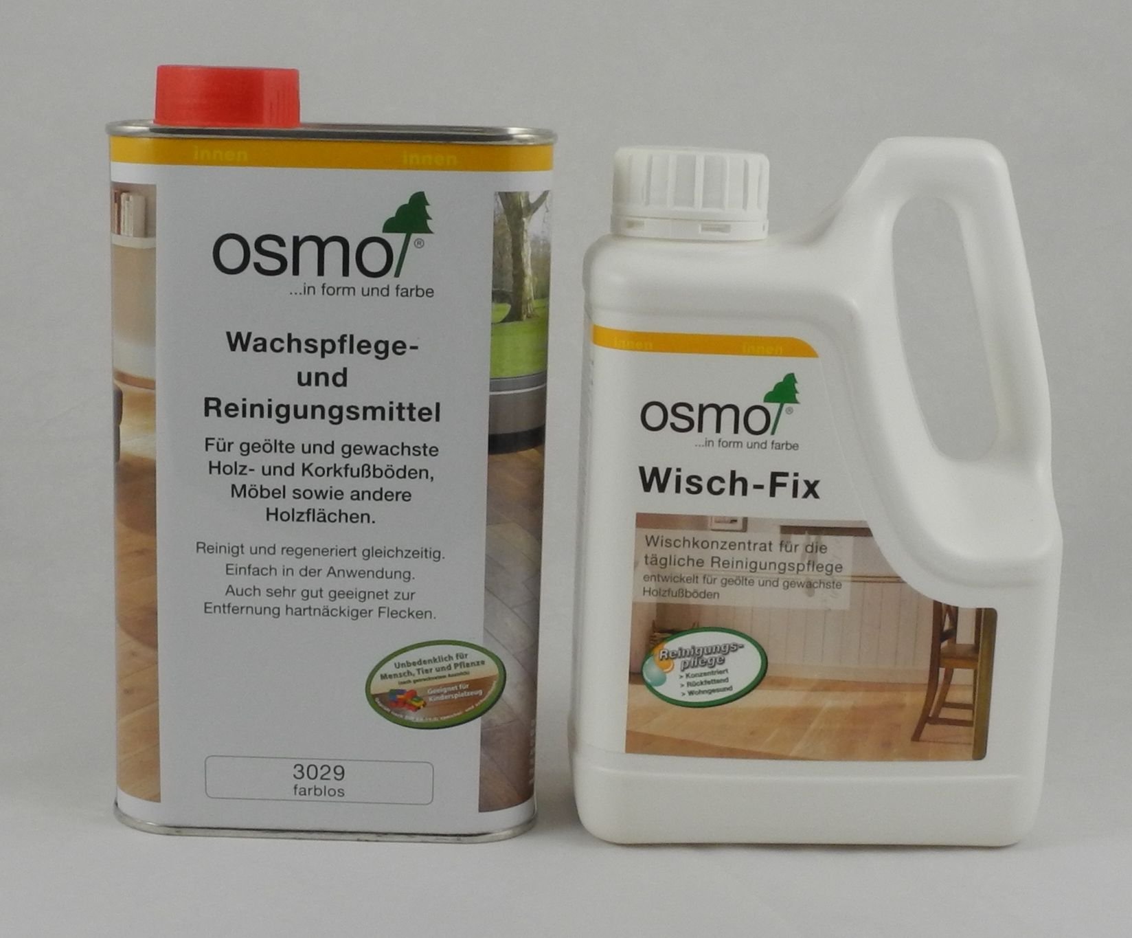 Osmo Set risparmio 1 l + cera & detergente 1 l per la pulizia e la cura