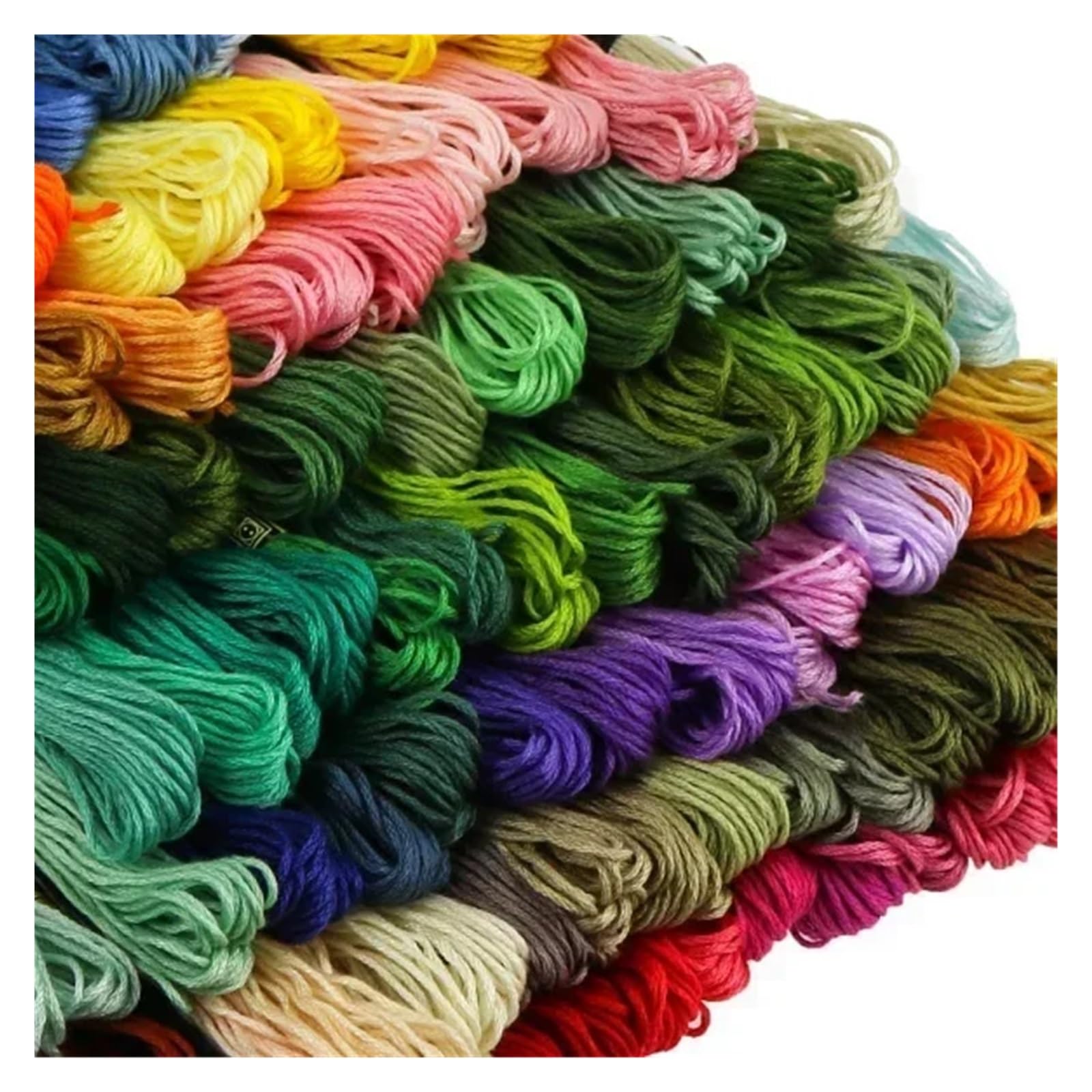 Stickgarn 50/100/150/447 Farben Kreuzstichgarn – farbechtes Sticktwist for DIY-Nähen, Handarbeiten, Kunsthandwerk Baumwollgarn(100colors)