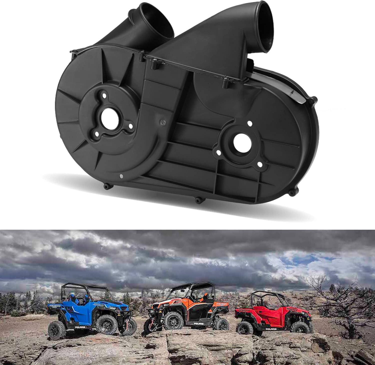 A & UTV PRO Inner Clutch Cover for Polaris RZR XP 1000/ Ranger Crew XP 1000 900/General 1000 Accessories 2014-2025, Clutch Belt Housing Inner Cover, Replacement for 2635822, 2635158, 2634229