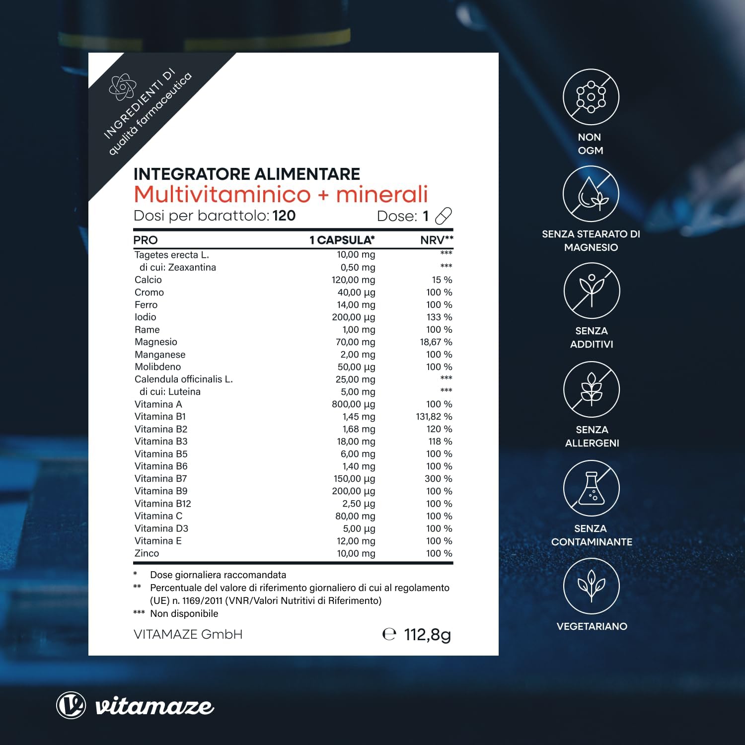 Vitamaze® High Dosage Multivitamin Capsules, 23 Effective 6 -