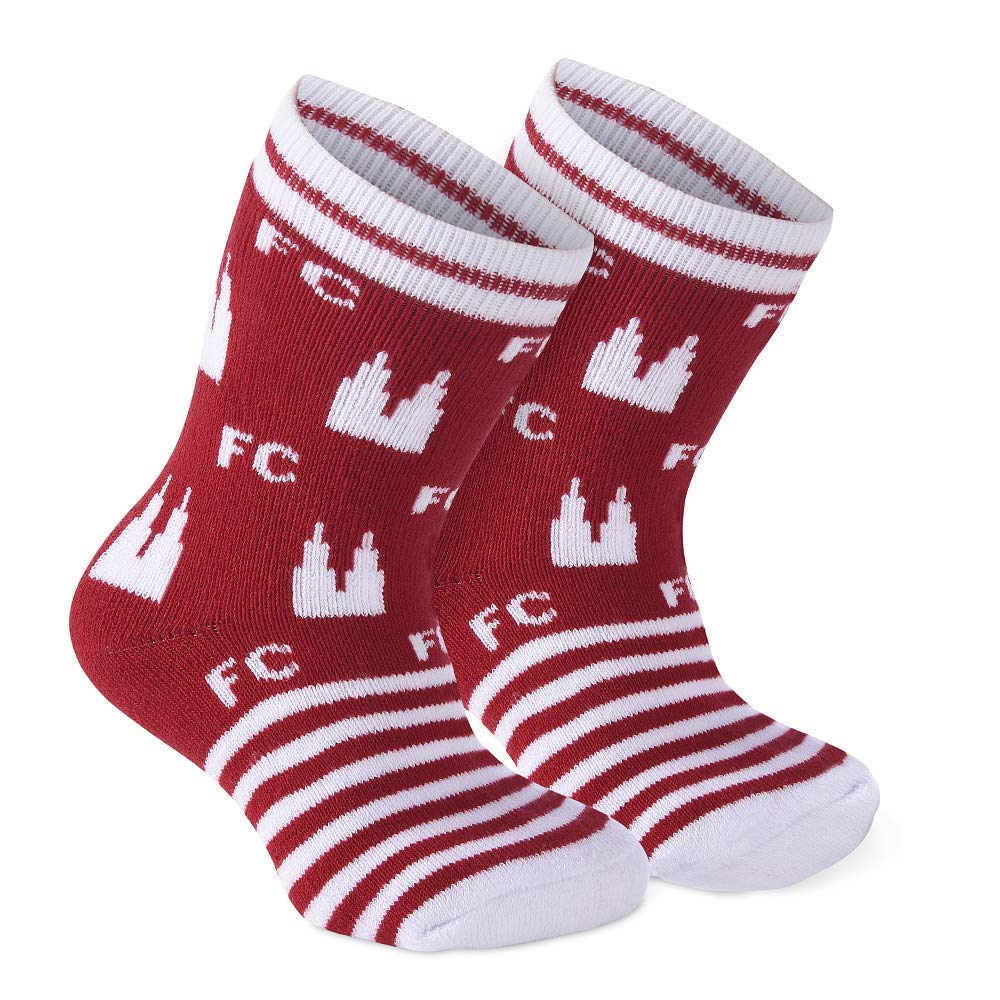 1. FC Köln Baby Geschenkbox (Body, Söckchen, Halstuch) - Plus gratis Aufkleber Forever Köln (50/56)