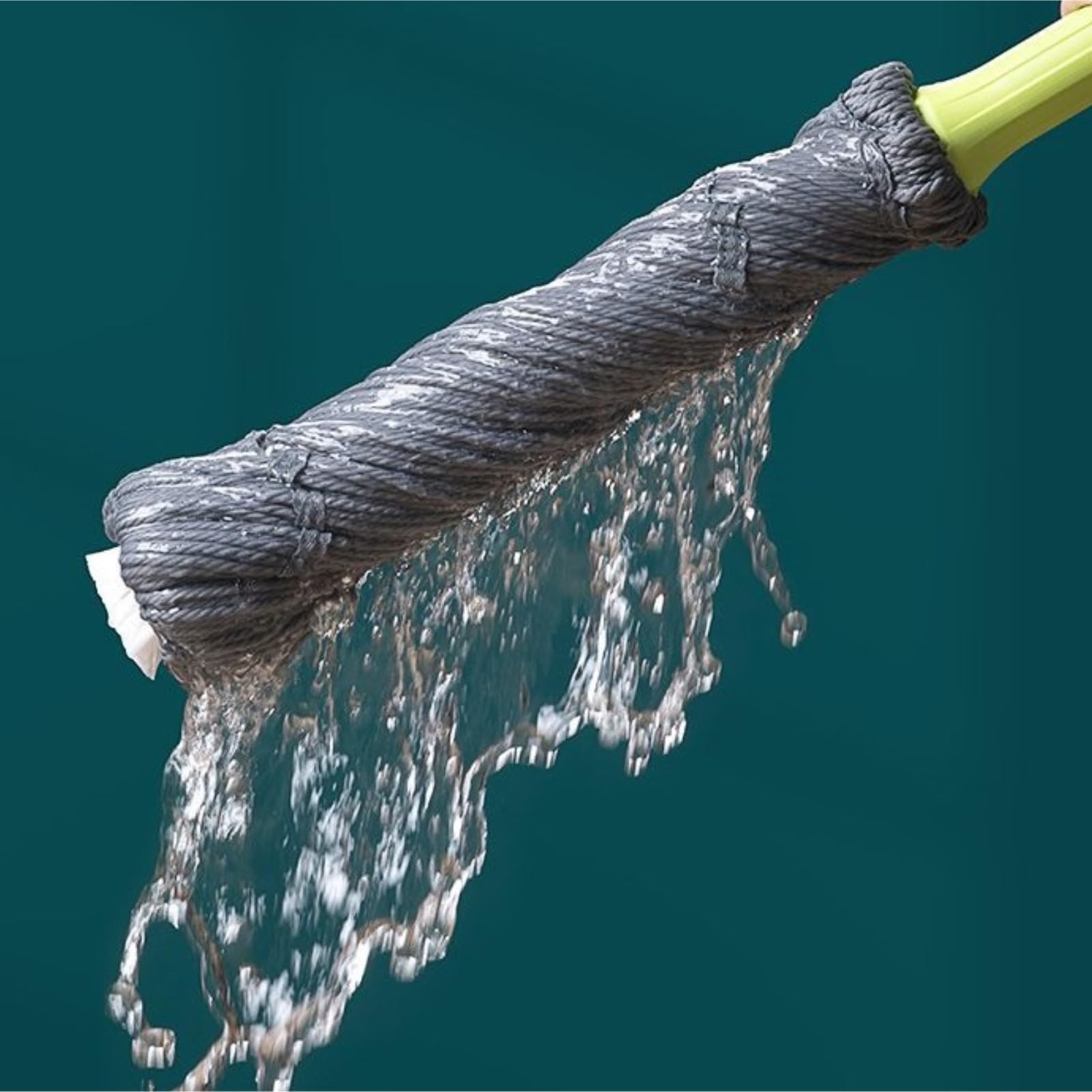Fregona Fregona Twist Mop Easy con Autoescurrido para Todo Tipo De Suelos Práctica para Madera Limpieza Suelo(Grün)