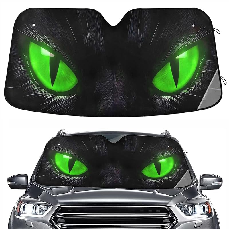 Protetor solar para para-brisa com superfície refletiva e dobrável ZOEO B001