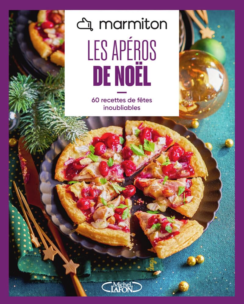 Marmiton - Les apéros de Noël - 60 recettes de fêtes inoubliables - Nouvelle Edition 2025 visual 1