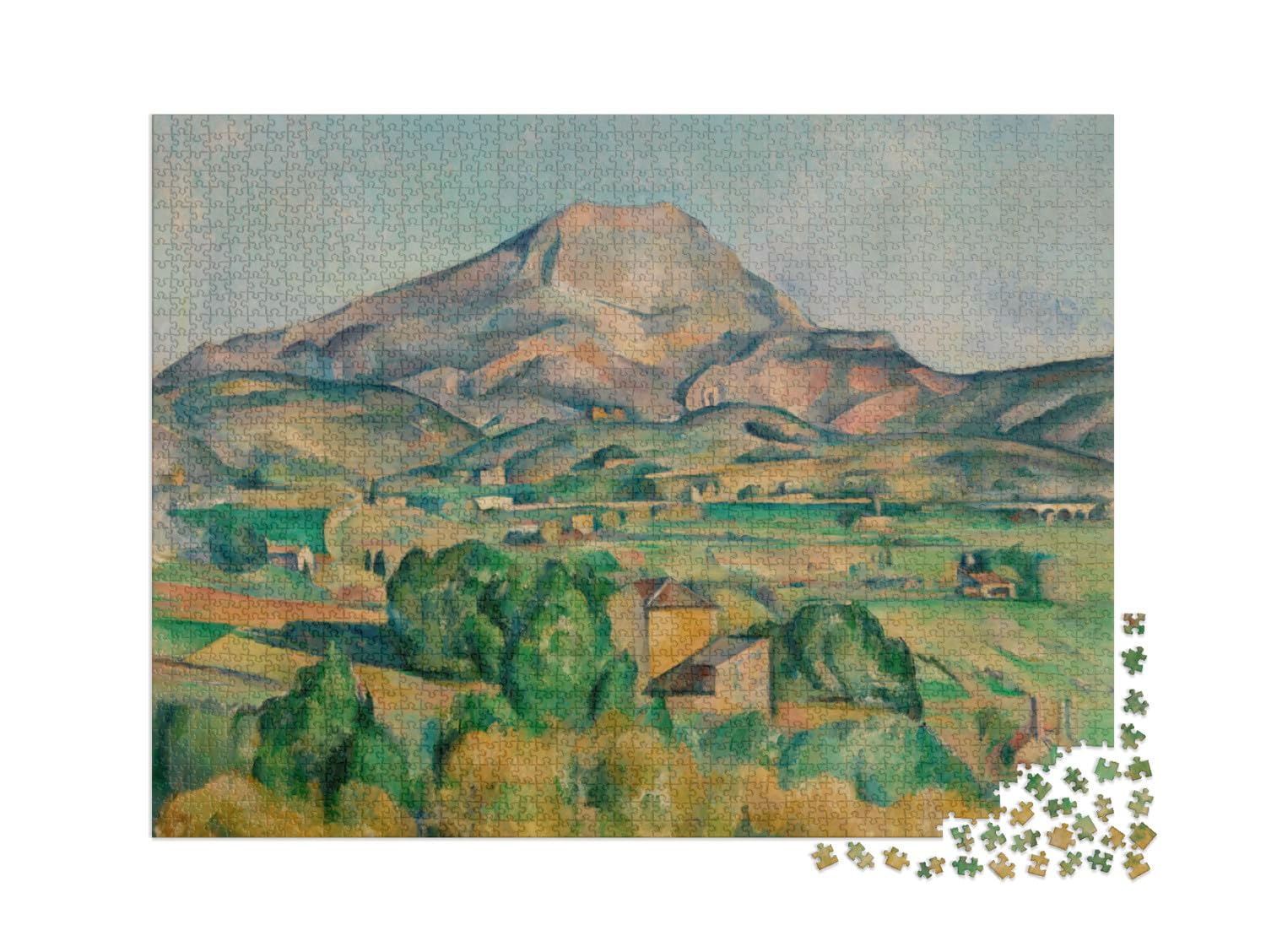 puzzleYOU : Puzzle de 2000 pièces « Paul Cézanne - La Montagne Sainte-Victoire »