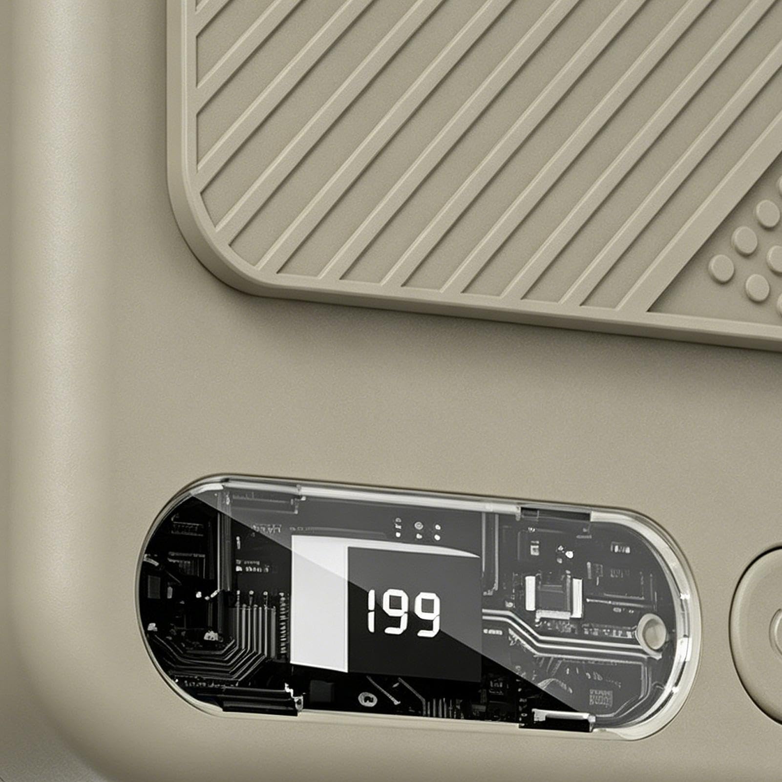 Ventola a clip per vita 199 velocità ricaricabile ventilatore da viaggio | Con Luce LED Ventilatore Alimentato a Batteria Per vita, cintura, camicia, scrivania da ufficio, , campeggio, all'aperto,