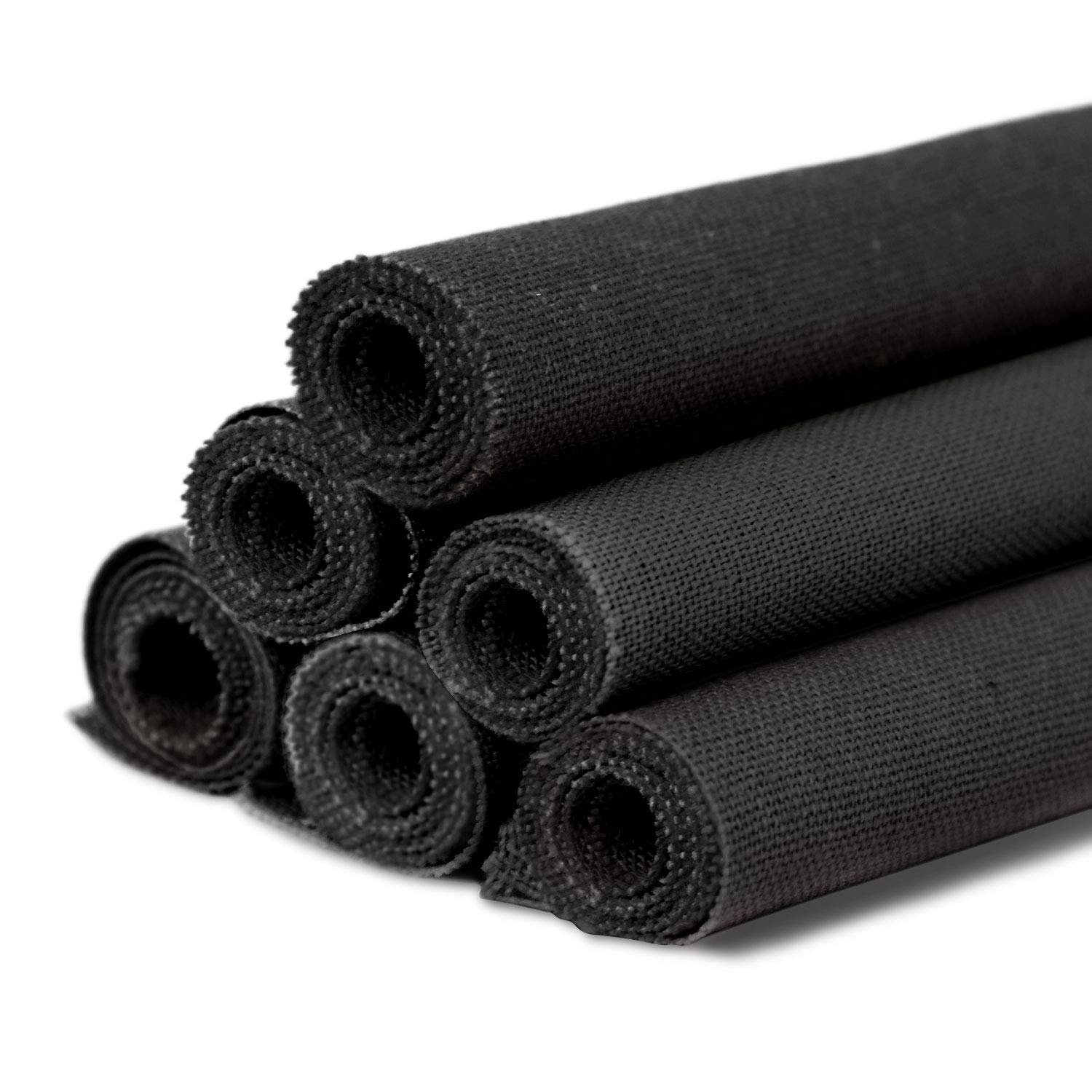 6 Pcs Linen Needlework Fabric, Square Embroidery Fabric 9 Colors Stitch Cloth for Garment Crafts and Decoration Embroidery Project