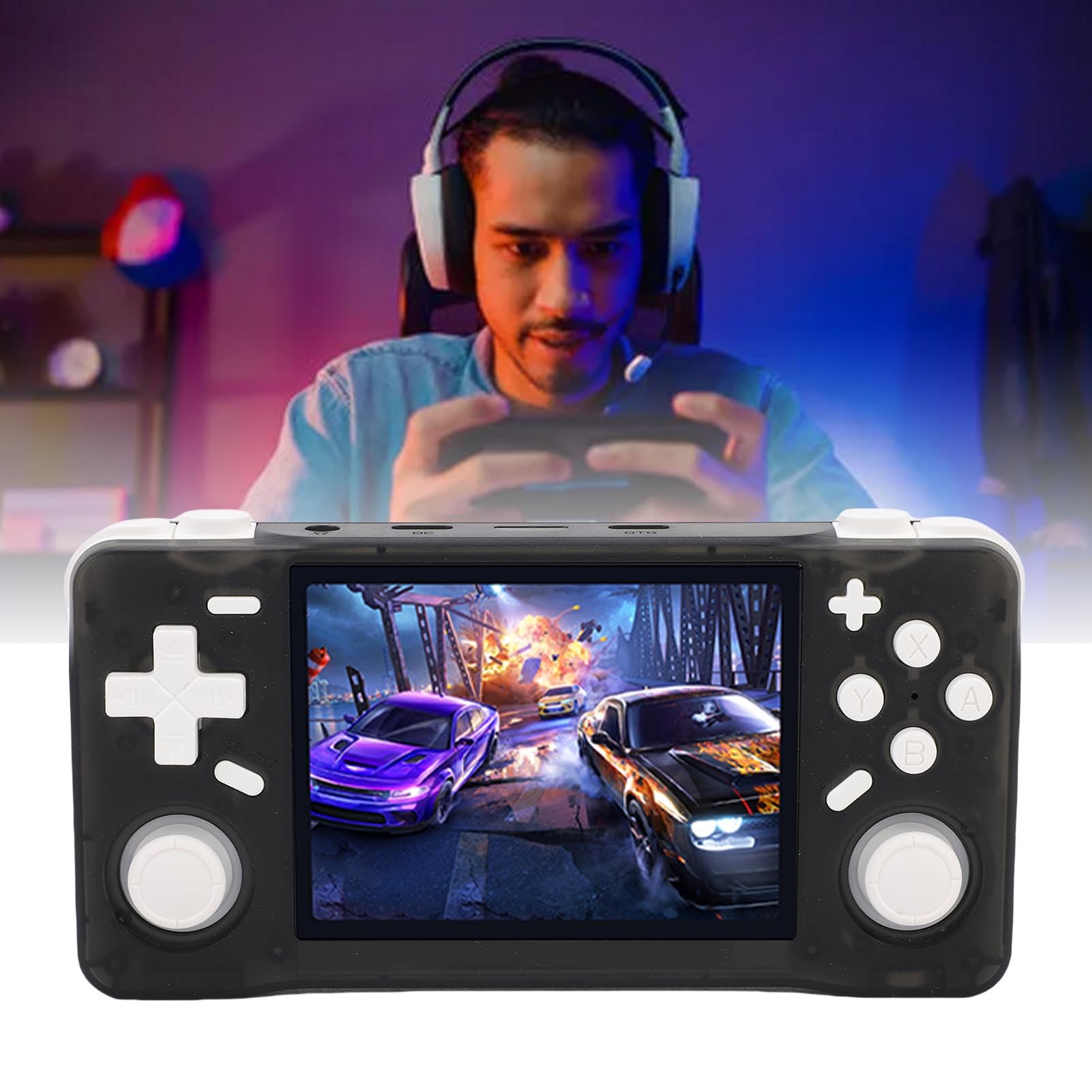 Generic Console da Gioco Portatile retrò Lettore per Videogiochi Portatile con Schermo Ad Alta Definizione da 3,5 Pollici per gli Appassionati di Giochi Classici (#17)