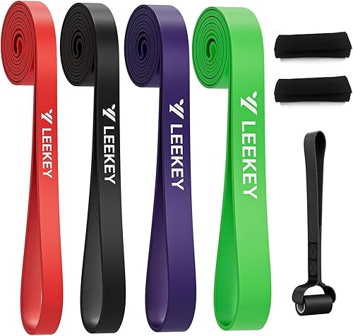 LEEKEY Resistance Bands, Exercise Bands Pull Up Assist Bands - Workout Bands Set - Bands for Working Out,Band for Men and Women Fitness Training,