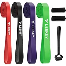 LEEKEY Resistance Bands for Pull Up Assist, Exercise & Workout Bands Set