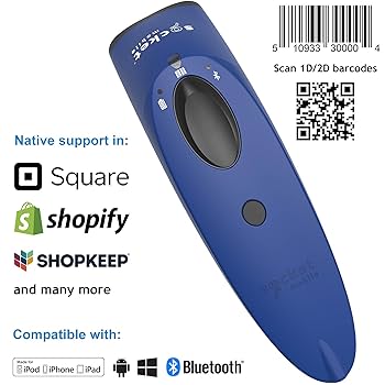 Amazon.com: SOCKET - CX3431-1881 S740,2D 條碼掃描器,藍色