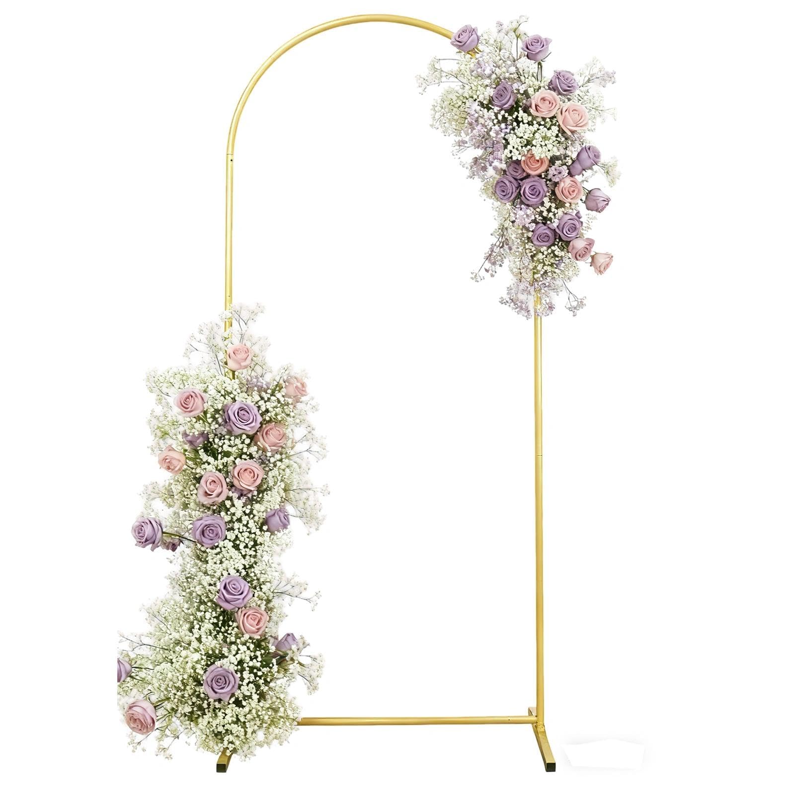 Supporto per sfondo ad arco in metallo, 2 m + 1,8 m, cornice