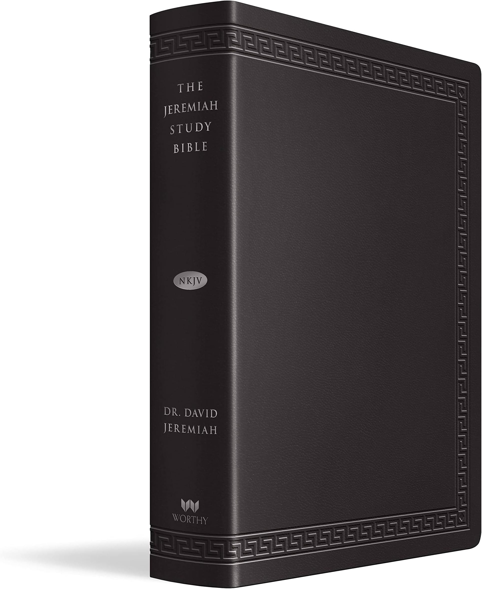 The Jeremiah Study Bible, NKJV Large Print Edition, Black LeatherLuxe® w/thumb index: What It Says. What It Means. What It Means for You.