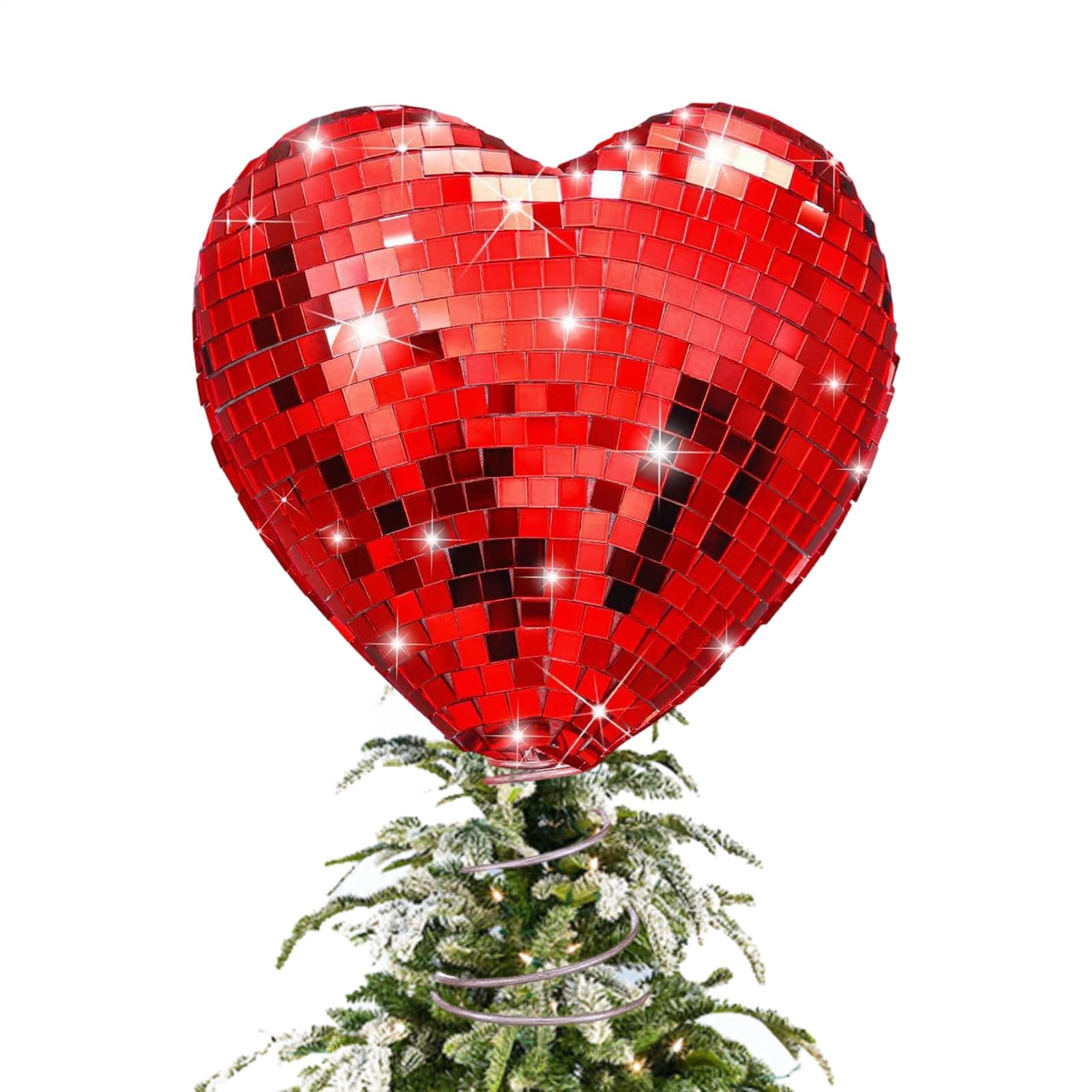 De sapin de Noël pour la Saint-Valentin avec attaches polyvalentes pour portes