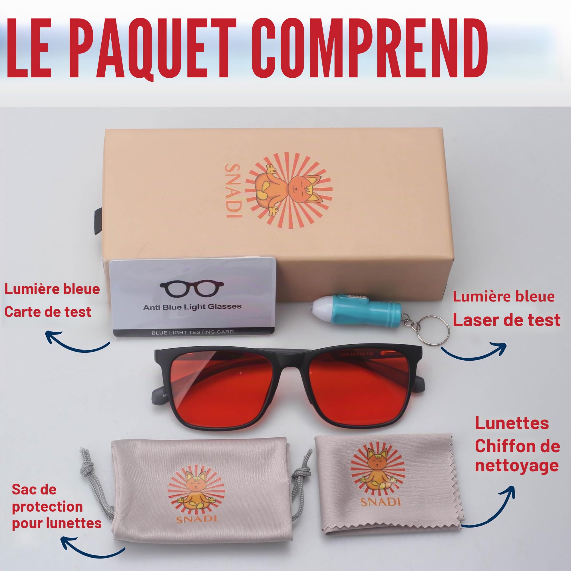 SHIELD: Lunettes de Blocage de la Lumière Bleue (70-99%) pour Écrans, Télévision, Ordinateur, Jeux et Lumière Artificielle. Améliorent le Sommeil