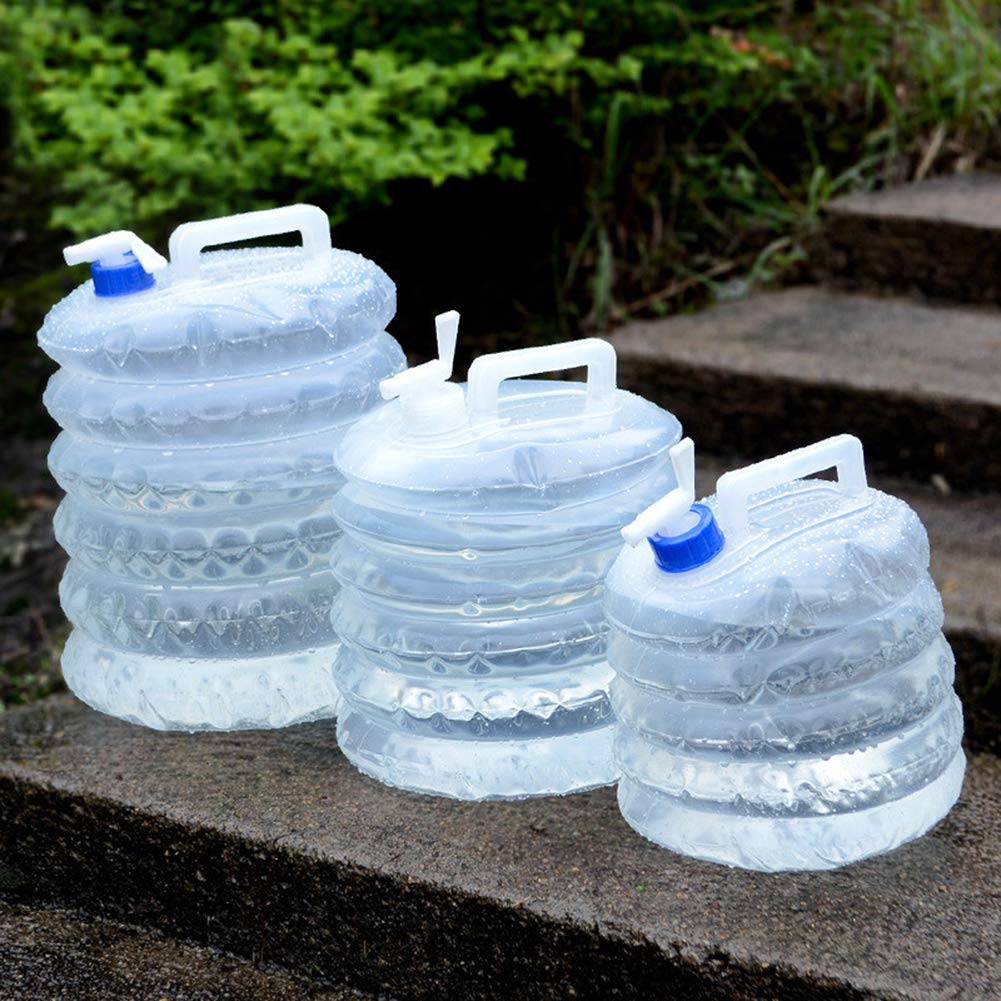 Umikk Tanica per acqua da campeggio, 7,5 – 22 l, serbatoio dell'acqua con rubinetto, contenitore portatile per acqua potabile, serbatoio dell'acqua da campeggio con manici