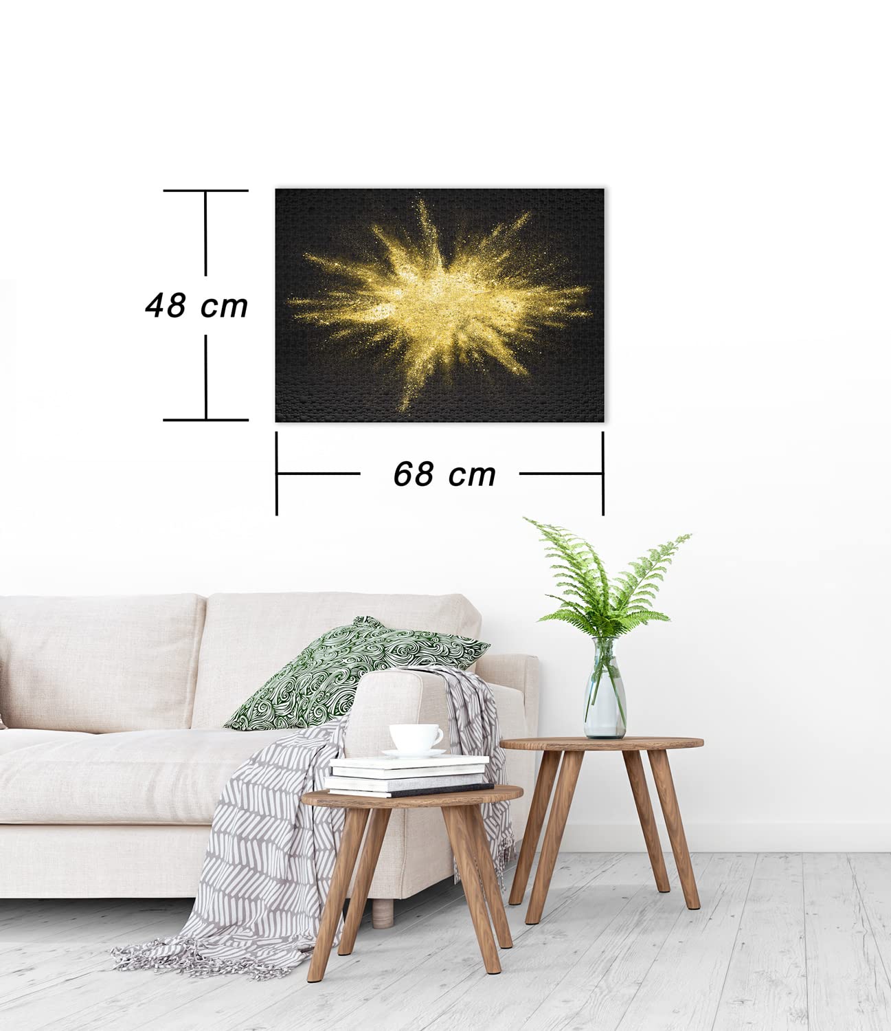 Ulmer Puzzleschmiede, Puzzle "Gold Rush", Impulsive Gold Puzzle Motif with 1000 Pieces, Golden Star on Black Background - Image 3