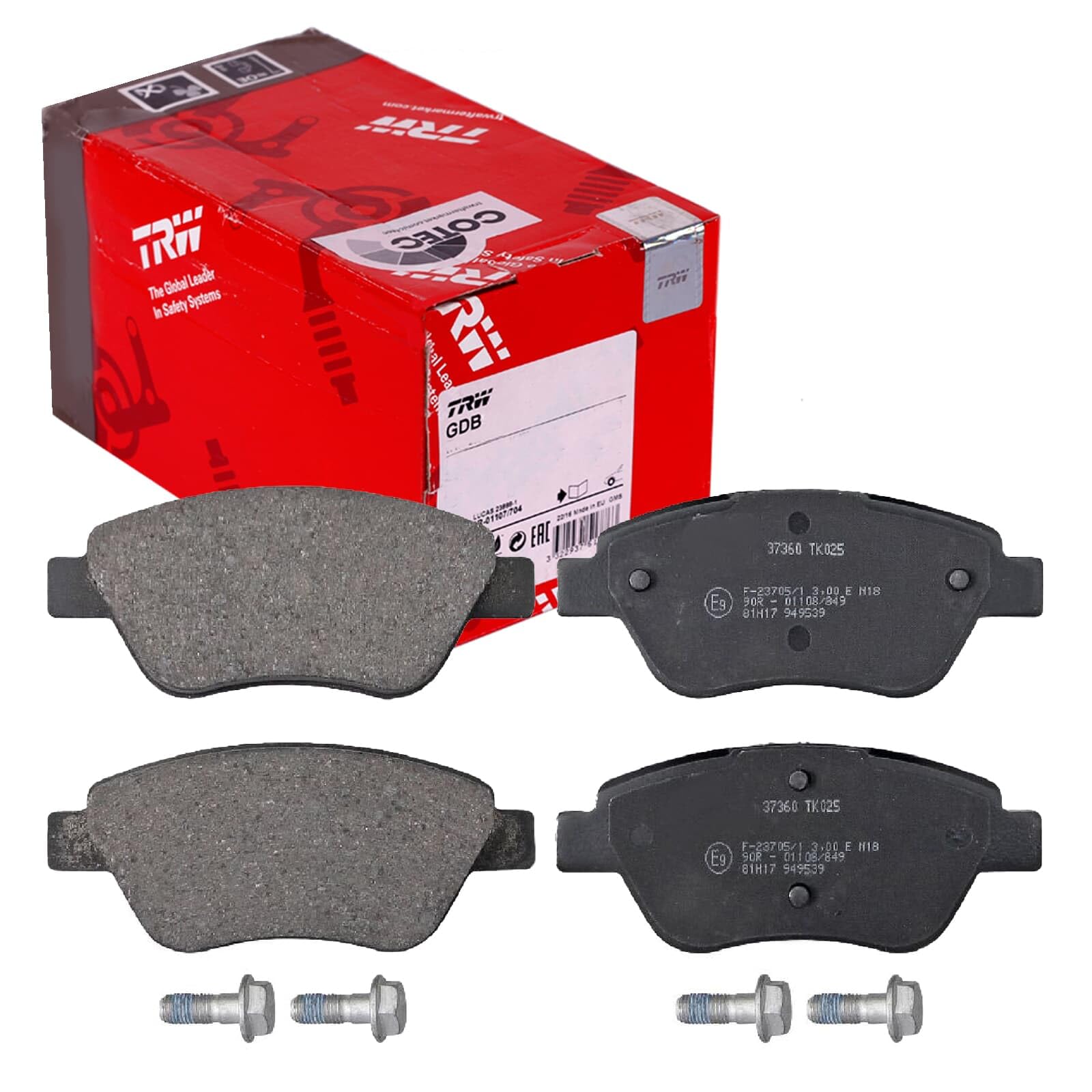 Trw GDB1579 Kit Pastiglie Freno, Freno A Disco-image