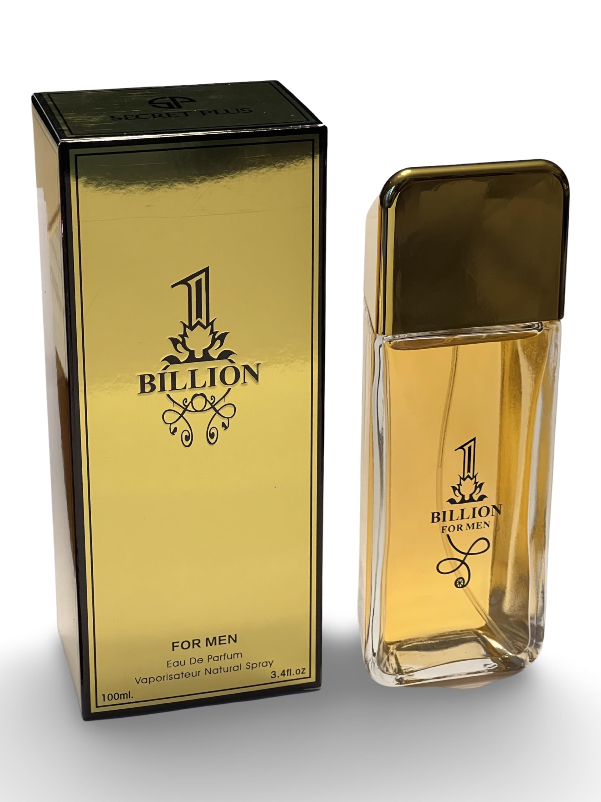 Amazon.com : Secret Plus 1 Billion Eau de Parfum for Men, 3.4 Fl