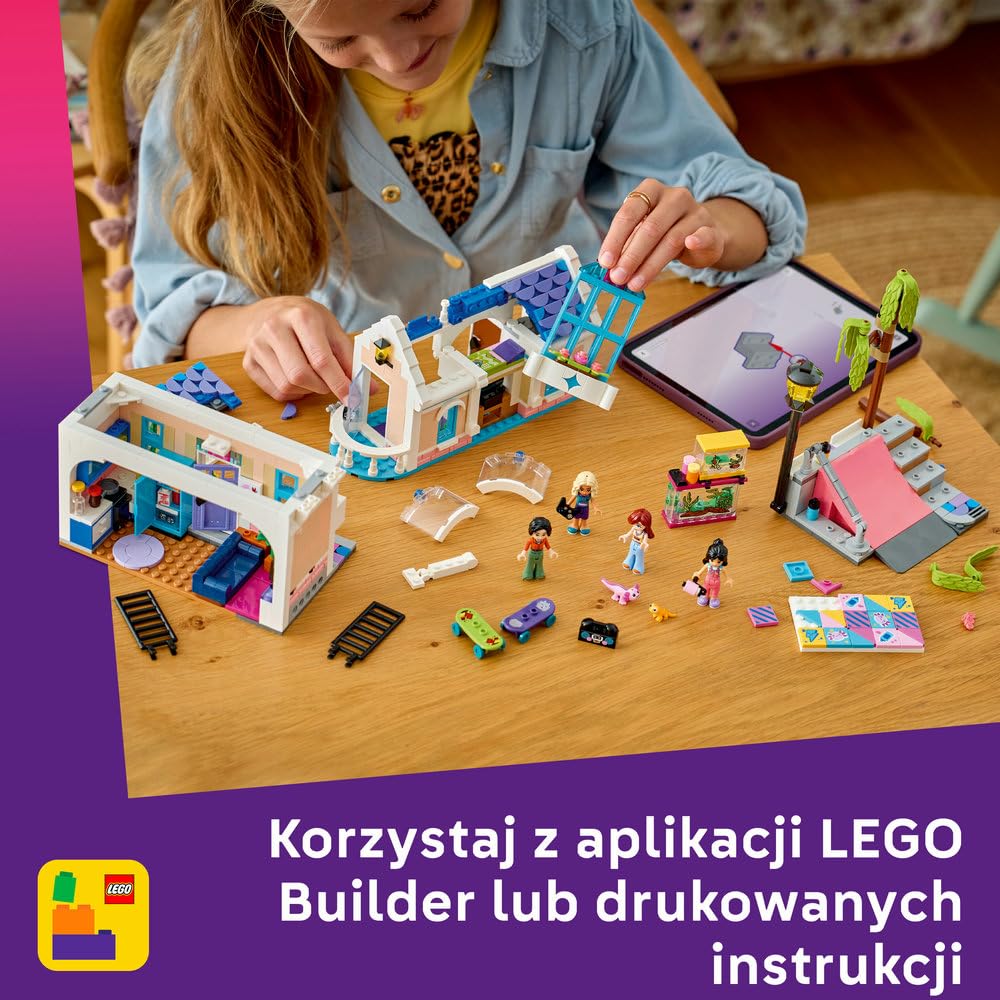 LEGO Friends Dom rodzinny Liann 42687 | Rodzinne scenki, zestaw do odgrywania ról, prezent dla dziewczynki i chłopca 7+, 946 elementów
