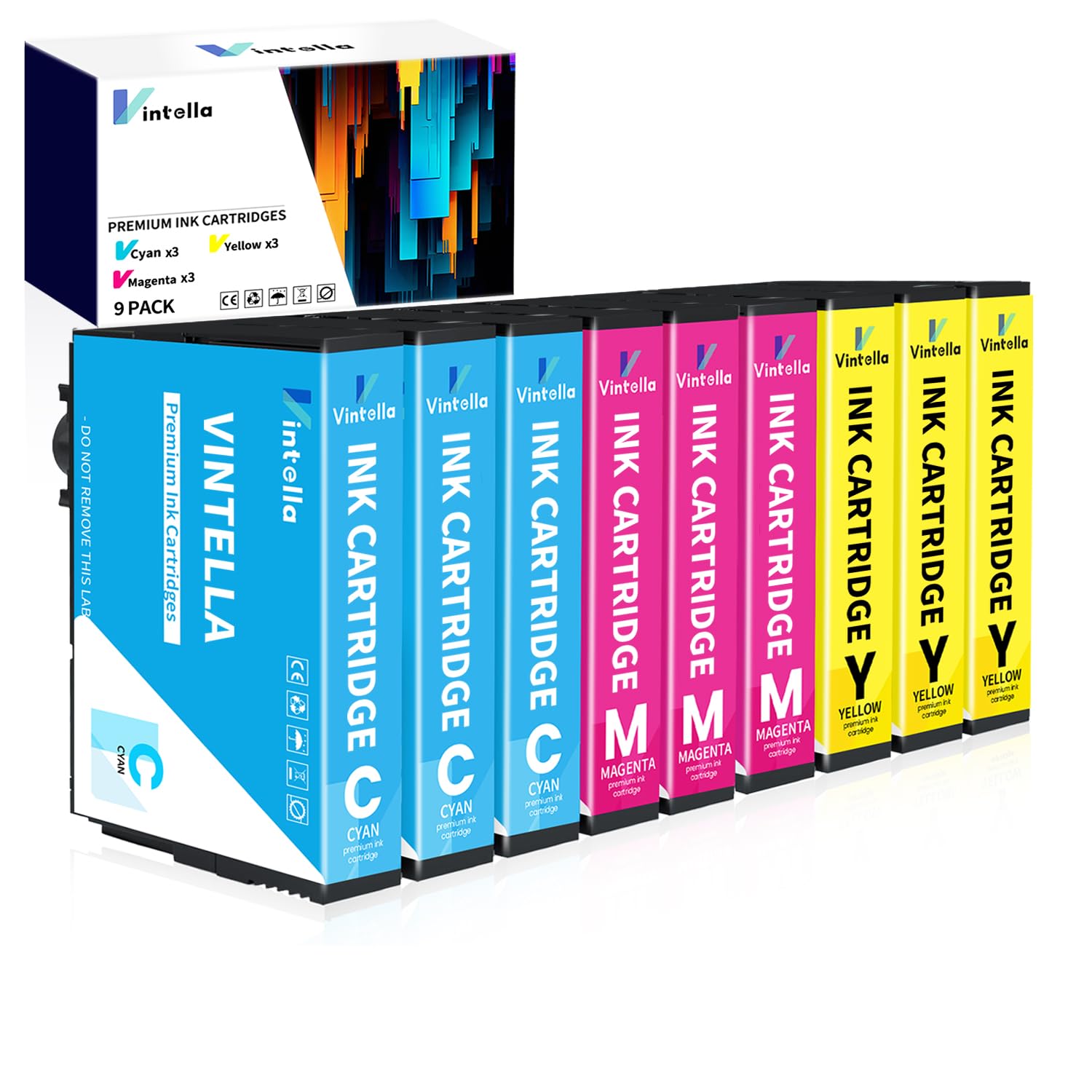 Vintella 503XL Patronen für Epson 503 503XL Multipack Kompatibel mit Epson Expression Home XP-5200 XP-5205 XP5200 XP5205, Workforce WF-2960 WF-2965 WF2960 WF2965 WF-2960DWF WF-2965DWF (15er-Pack)